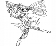 Printable sirenix bloom winx club  coloring pages